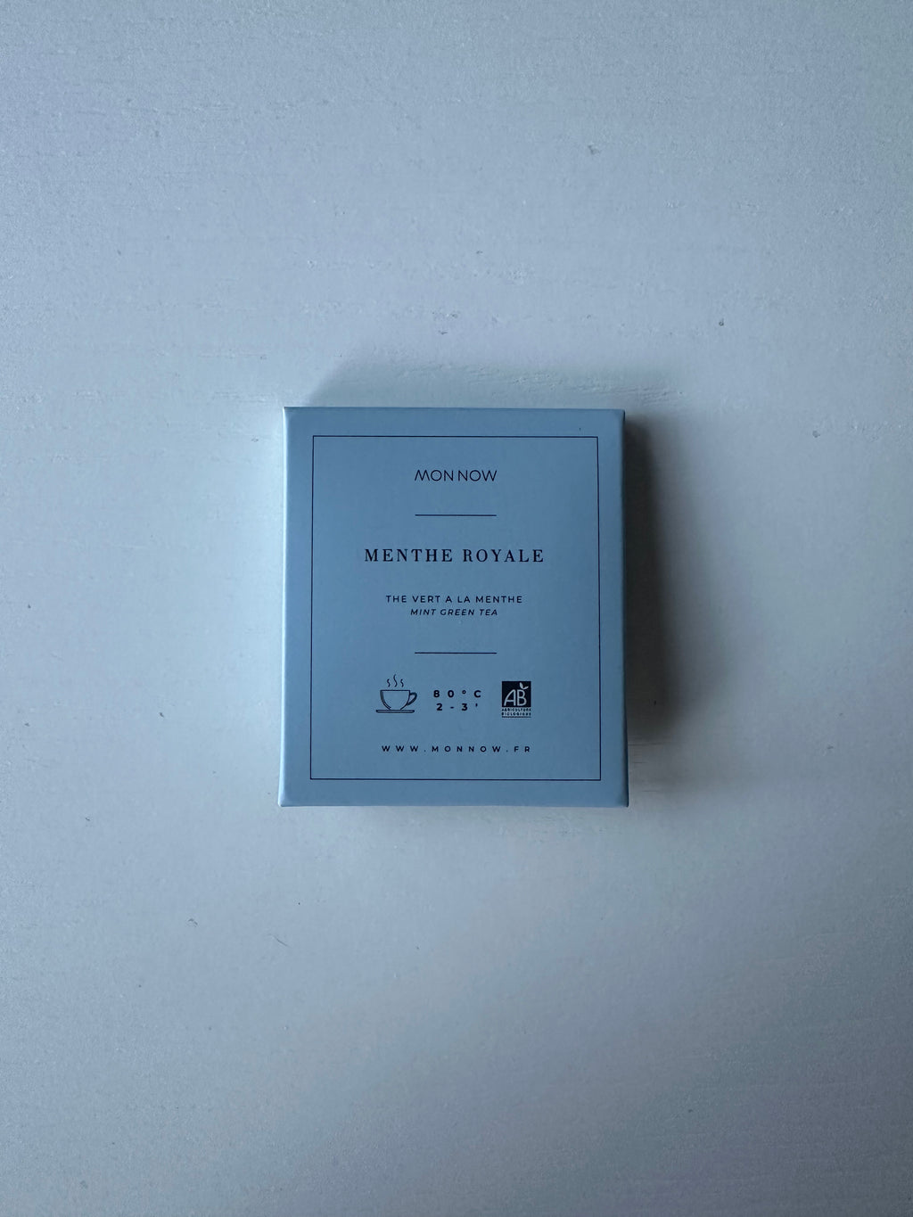 Thé Papillon - Message Positif & Inspiration – Coffret de 8 Thés vert à la menthe Bio