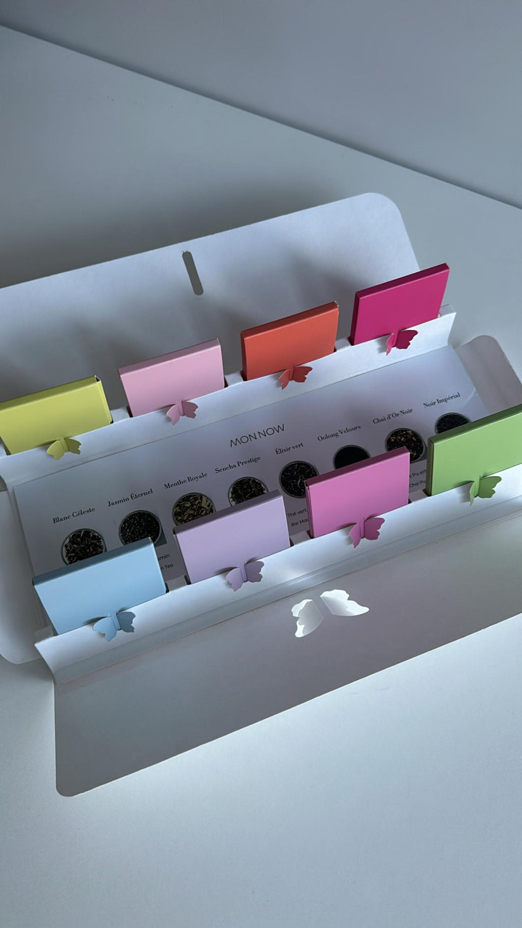 Thé Papillon - Message Positif & Inspiration – Coffret de 8 Thés Chai d'or Bio