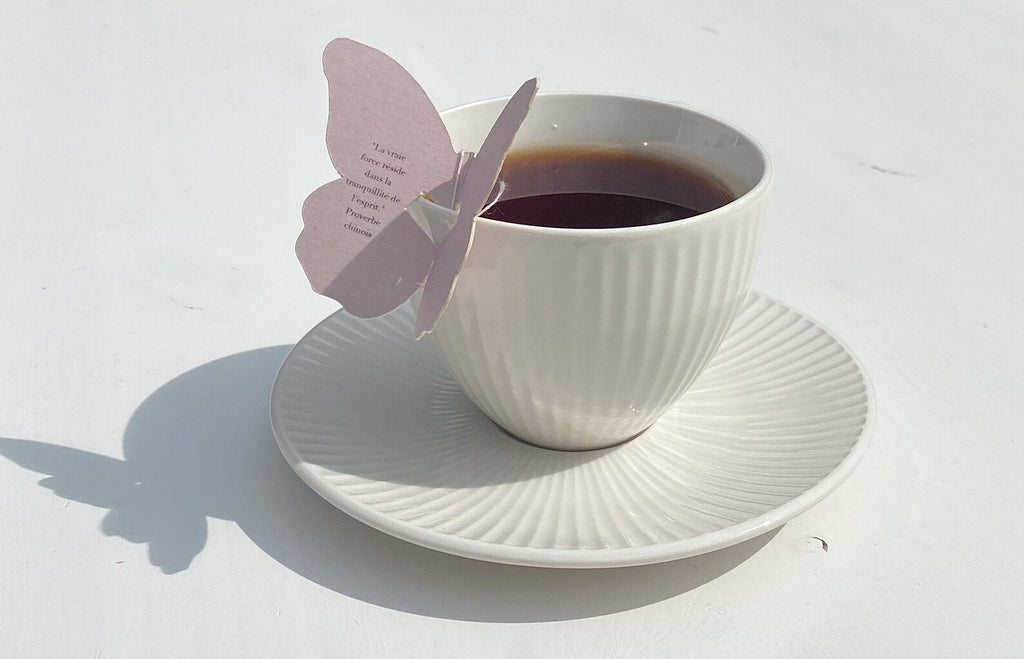 Thé Papillon - Message Positif & Inspiration – Coffret de 8 Thés Chai d'or Bio